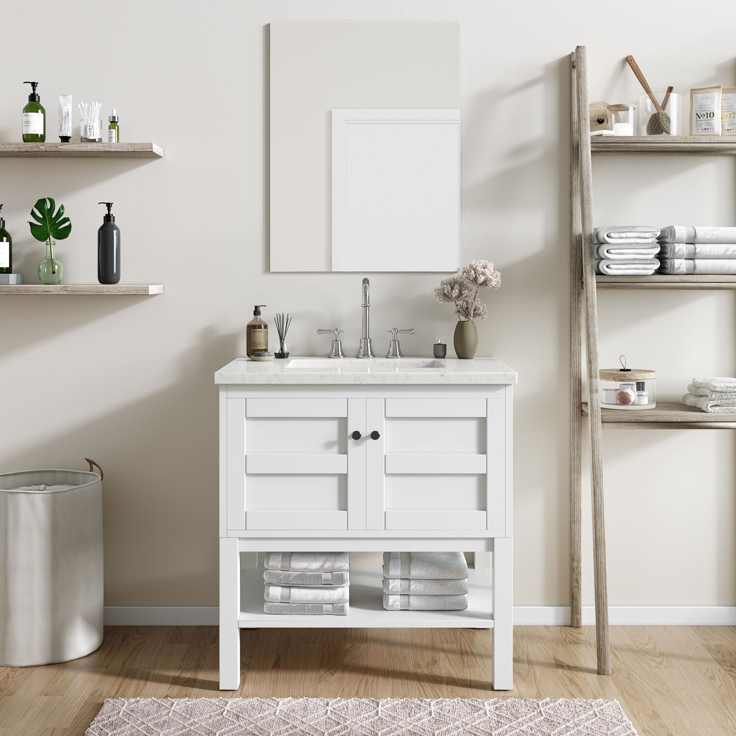 Hanover Manorville 31'' Vanity with Sink Combo for Bathroom