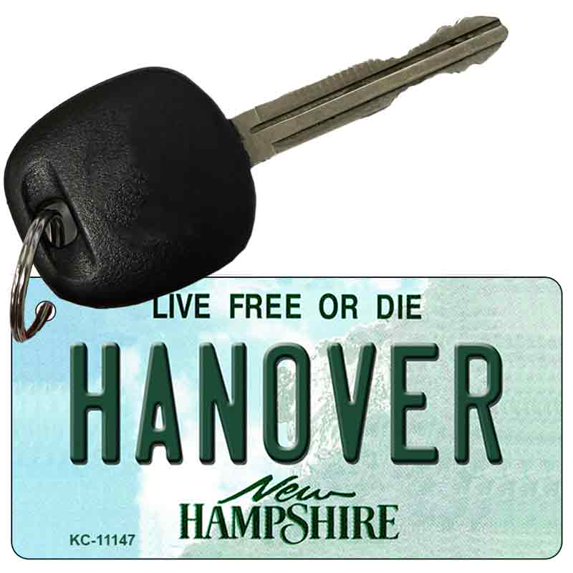 Hanover New Hampshire State License Plate Tag Key Chain KC-11147 3" x 1.5" Key Chain (KC)