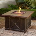 thumbnail image 1 of Hanover Outdoor 40" Square Gas Fire Pit with Durastone Top, 1 of 5