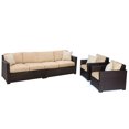 thumbnail image 1 of Hanover Outdoor Metropolitan 4-Piece Lounge Set, 1 of 8