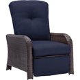 thumbnail image 1 of Hanover  Outdoor Strathmere Navy Blue Luxury Recliner, 1 of 5