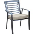 thumbnail image 1 of Hanover Pemberton Commercial-Grade Aluminum Dining Chair with Sunbrella Seat Cushion, 1 of 11