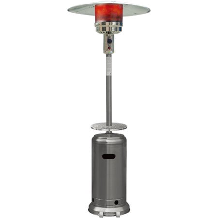 Hanover Steel Umbrella 41000 BTU Stainless Steel Propane Patio Heater