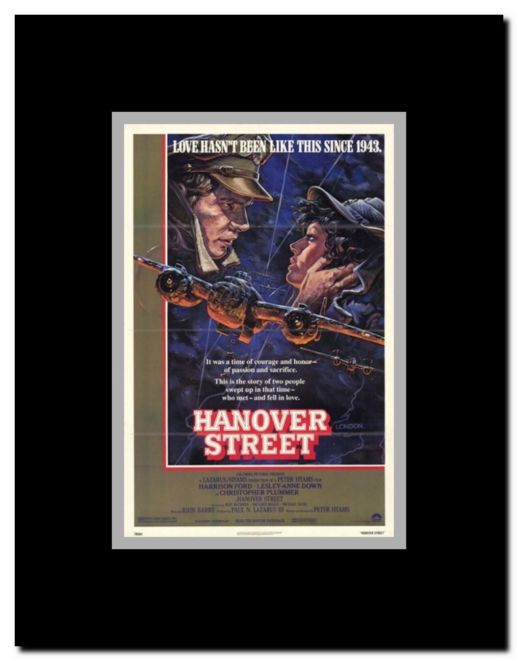 Hanover Street Framed Movie Poster