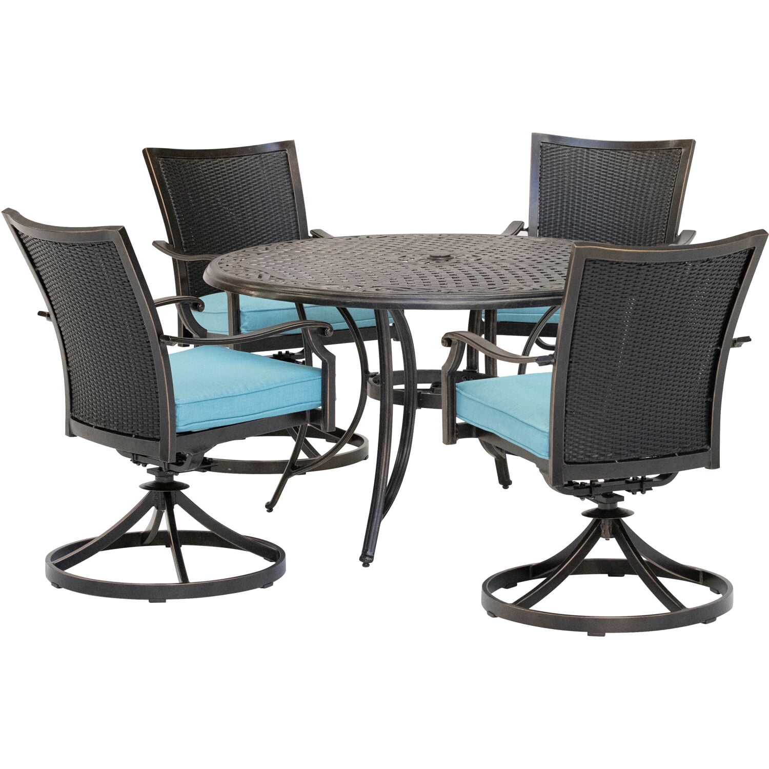 Hanover Traditions 5Piece Outdoor Furniture Patio Dining Set, Cast — free download