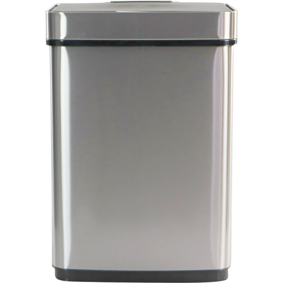Hanover Trash Can Garbage Bin, Fingerprint resistant, Soft Close, Sensor Lid, 50 Liter/13.2 Gallon