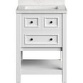 thumbnail image 1 of Hanover Tremont 24'' Vanity Cabinet with Sink Combo for Bathroom, Powder Room | Pre-Assembled Cabinet | Artificial Stone Countertop | White Cabinet | HANVN0107-24-1WH, 1 of 12