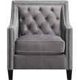 thumbnail image 1 of Hanover Willa Wingback Chair, Steel Gray, 1 of 10