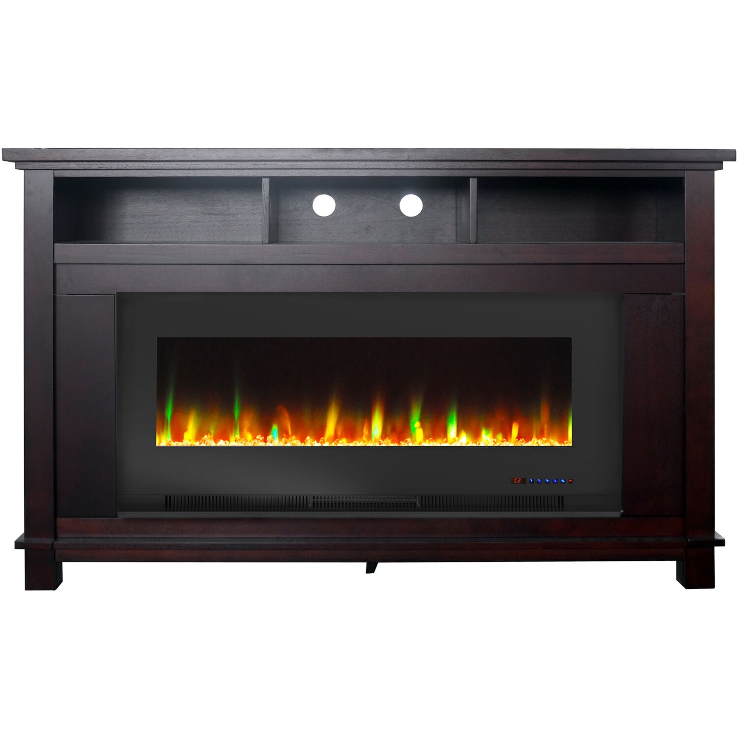 Hanover Winchester Electric Fireplace TV Stand and ColorChanging LED