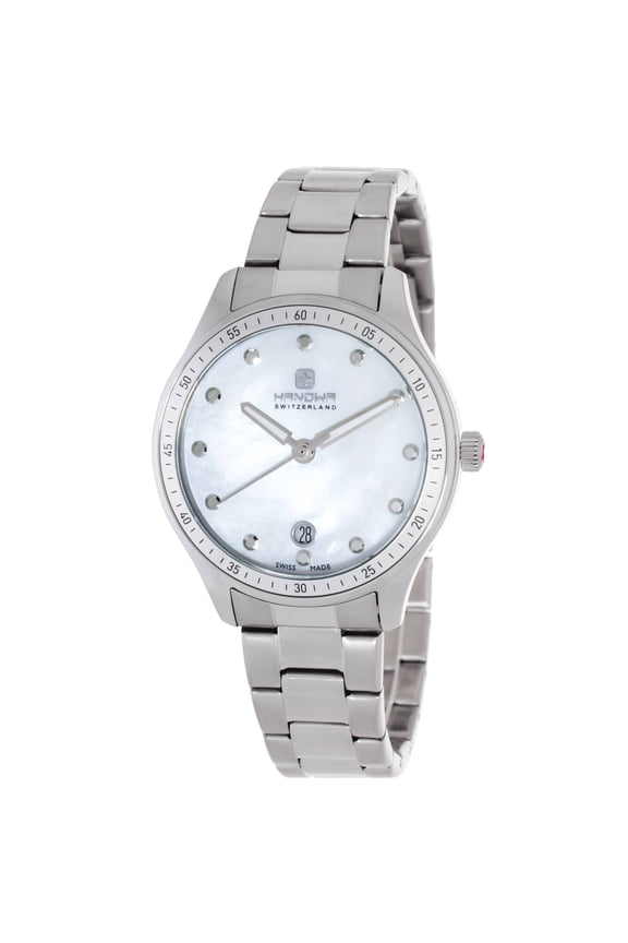 Ajoie Quartz White Mother of Pearl Dial Ladies Watch HAWLH2200301