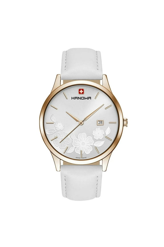 Nature Stainless Steel Gold Dial Quartz Ladies Watch 16-4086.09.001