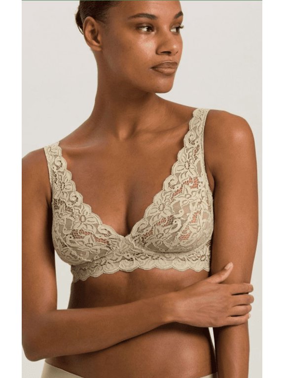 MOSS GREEN Luxury Moments Lace Bralette, US 34A, UK 34A