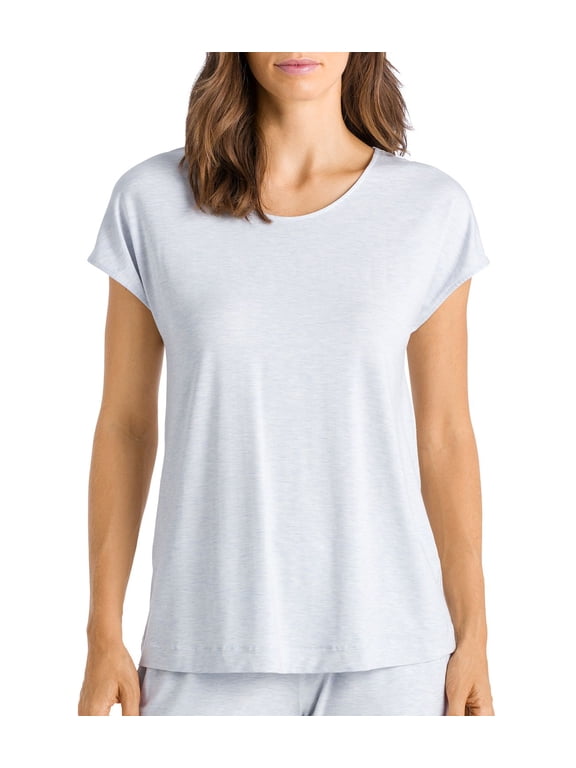 Women's Natural Elegance Short Sleeve Sleep Tee, Celestial Blue, Small
