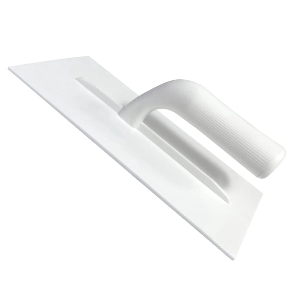 Hanroy 10.6" x 4.7" Plastic Finishing Trowel with Comfort Grip for Drywall & Plaster - Surface Safe, Wide Blade for Scraping, Smoothing & Painting