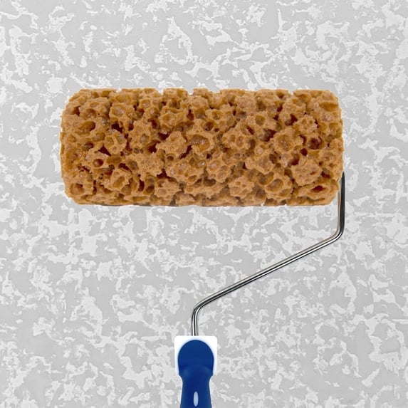 Hanroy Sponge Paint Roller, Small 7" Seaweed Sponge Roller Brush Texture Paint Tool for Home Wall Art Deco (M90FT)