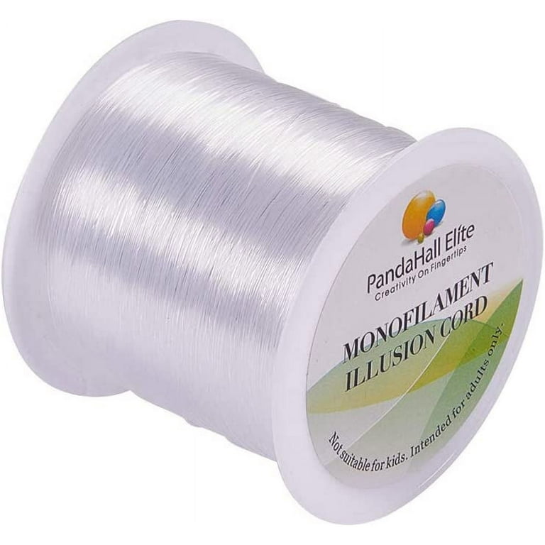 Silver Thread for Hanging Crystals or Christmas Decorations 300m 50m 37m  Light or Heavy Spools 