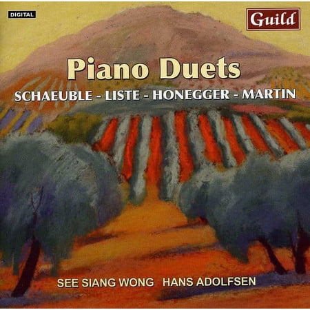 Hans Adolfsen - Piano Duets By List Honegger Schaeuble - Music & Performance - CD