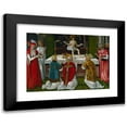 thumbnail image 1 of Hans Baldung 14x11 Black Modern Framed Museum Art Print Titled - The Mass of Saint Gregory (1511), 1 of 5
