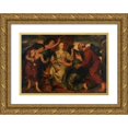 thumbnail image 1 of Hans Canon 24x18 Gold Ornate Framed and Double Matted Museum Art Print Titled - Allegory of Truth, 1 of 4