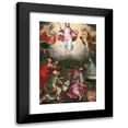 thumbnail image 1 of Hans Caspar Memberger 13x18 Black Modern Framed Museum Art Print Titled - The Transfiguration of Christ on Mount Tabor with the Prophets Elijah and Moses with Saints John, Peter and James, a, 1 of 5