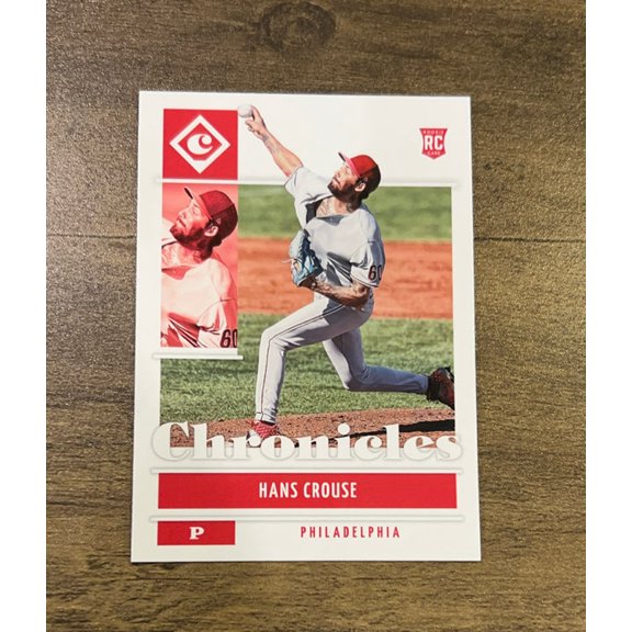 Hans Crouse MLB Philadelphia Phillies 2022 Panini Chronicles 19 RC trading card