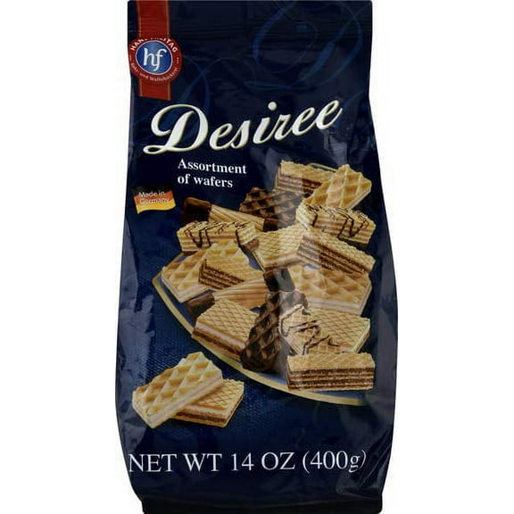 Hans Freitag Desiree Assorted Wafer Cookies, 14 Ounce (Pack of 10)