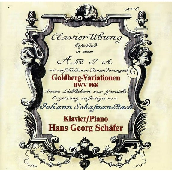 Hans Georg SCH Fer - Goldberg Variations - Music & Performance - CD