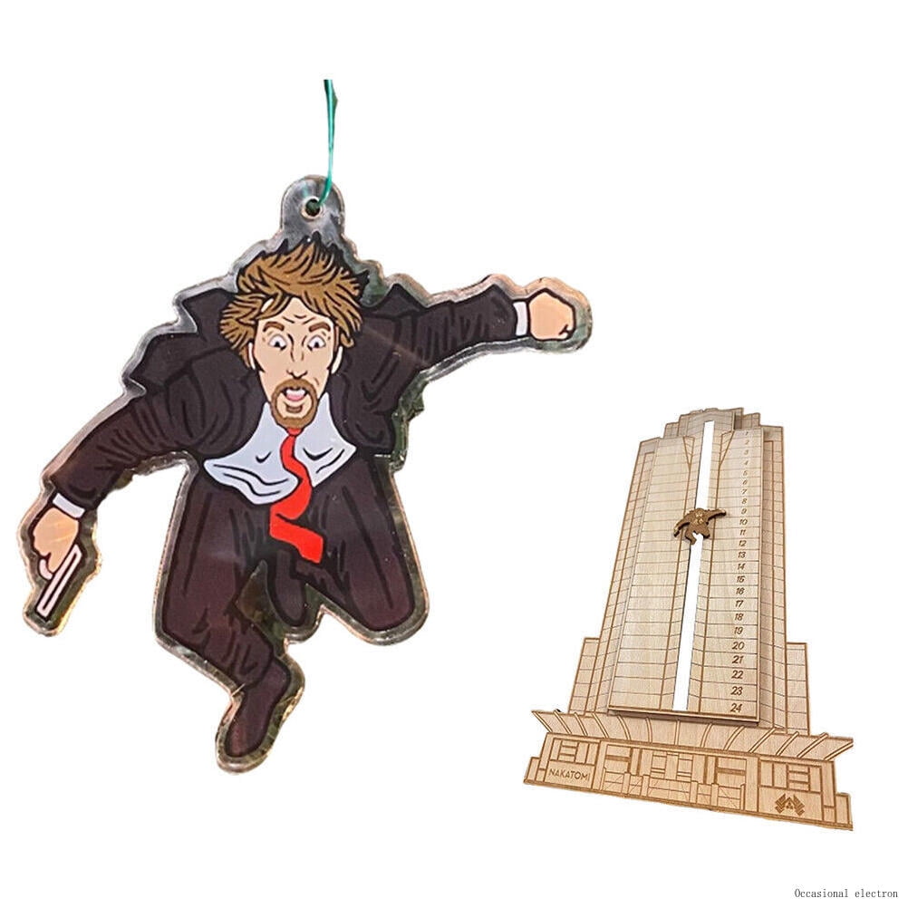Hans Gruber Falling Off Off Nakatomi Plaza Advent Calendar, From Hard