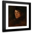 thumbnail image 1 of Hans Heyerdahl 12x14 Black Modern Framed Museum Art Print Titled - Portrait of the Painter Eilif Peterssen (1877), 1 of 5