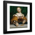 thumbnail image 1 of Hans Holbein The Elder 15x18 Black Modern Framed Museum Art Print Titled - Lais of Corinth (1526), 1 of 5