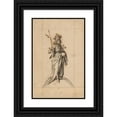 thumbnail image 1 of Hans Holbein The Elder 17x24 Black Ornate Framed Double Matted Museum Art Print Titled: Emperor Heinrich the Saint (1500), 1 of 5