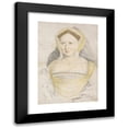 thumbnail image 1 of Hans Holbein The Younger 18x24 Black Modern Framed Museum Art Print Titled - Portait of Lady Mary Guildford (1527), 1 of 5