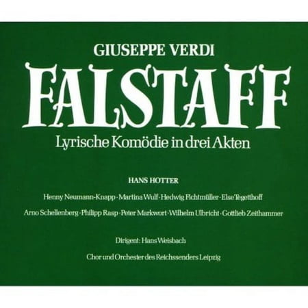 Hans Hotter - Falstaff - Classical - CD