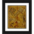 thumbnail image 1 of Hans Jakob Hoffmann 15x18 Black Ornate Wood Framed Double Matted Museum Art Print Titled - Quodlibet (Trompe L'Oeil) (1677), 1 of 5
