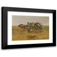 thumbnail image 1 of Hans Larwin 14x11 Black Modern Framed Museum Art Print Titled - Transportation (1915), 1 of 5