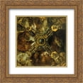 thumbnail image 1 of Hans Makart 2x Matted 20x20 Gold Ornate Framed Art Print 'Ring Cycle (Study)', 1 of 2