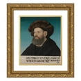 thumbnail image 1 of Hans Maler 20x23 Gold Ornate Framed and Double Matted Museum Art Print Titled - Sebastian Andorfer (1469-1537) (1517), 1 of 4