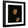 thumbnail image 1 of Hans Memling 11x14 Black Modern Framed Museum Art Print Titled - Tommaso Di Folco Portinari (1428-1501) (ca. 1470), 1 of 5