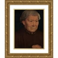 thumbnail image 1 of Hans Memling 14x18 Gold Ornate Wood Frame and Double Matted Museum Art Print Titled - Portrait of an Old Man (ca. 1475), 1 of 4