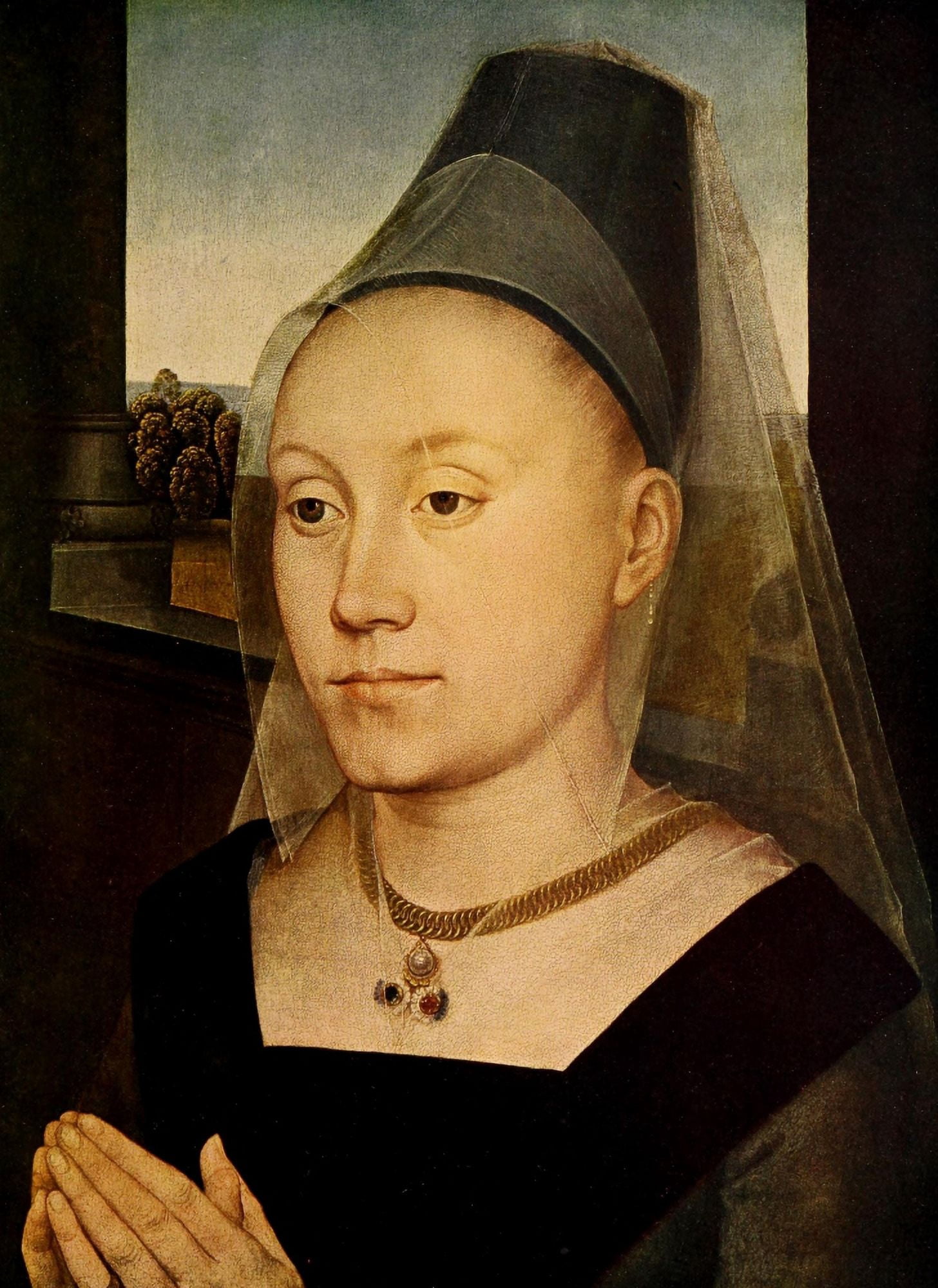 Hans Memling 1922 Barbara Moreel Canvas Art - Hans Memling (18 x 24)