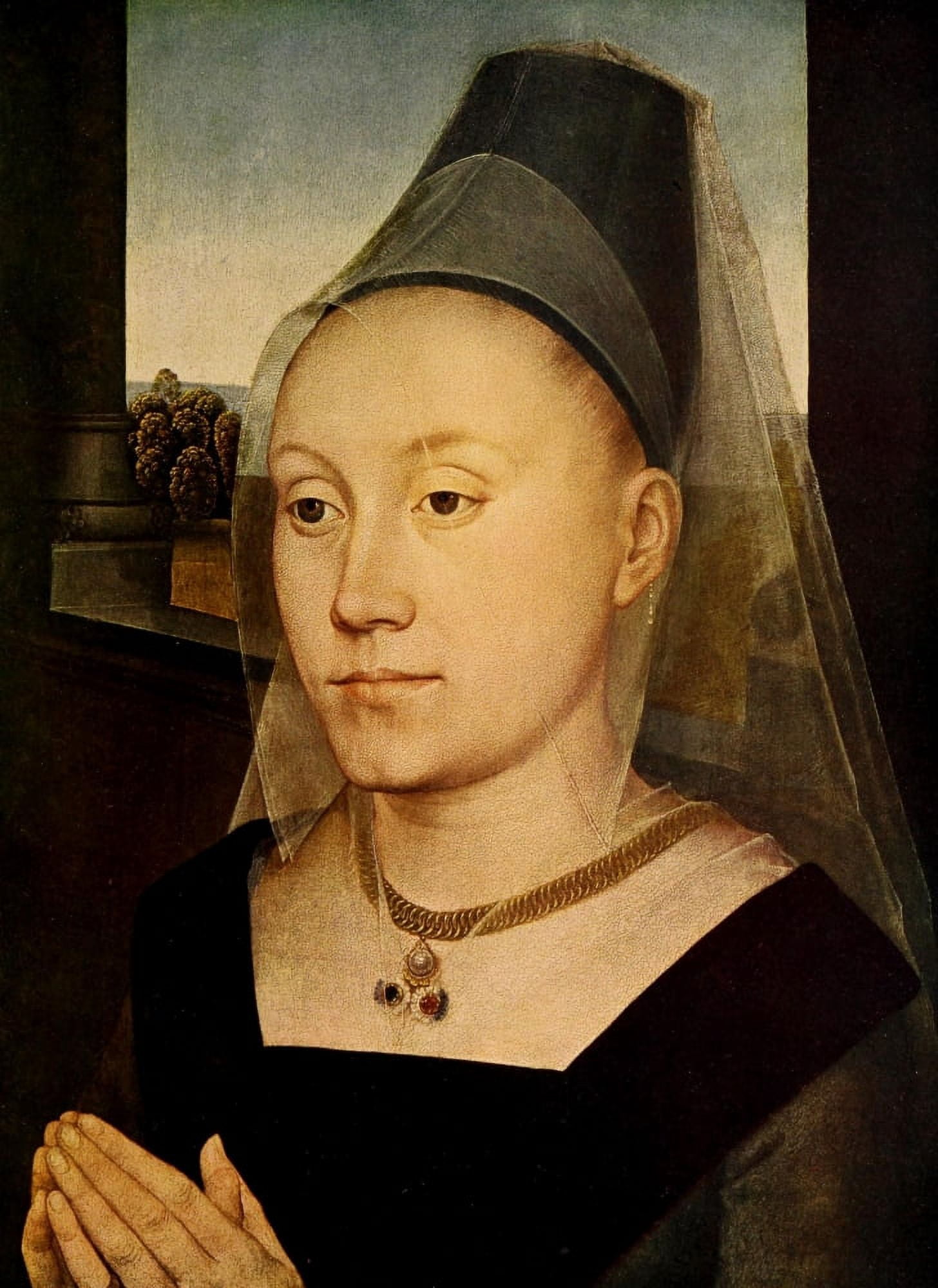 Hans Memling 1922 Barbara Moreel Canvas Art - Hans Memling (24 x 36)