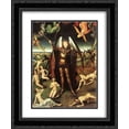 thumbnail image 1 of Hans Memling 2x Matted 20x24 Black Ornate Framed Art Print 'Last Judgment Triptych [detail: 7]', 1 of 2