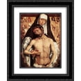 thumbnail image 1 of Hans Memling 2x Matted 20x24 Black Ornate Framed Art Print 'The Virgin Showing the Man of Sorrows', 1 of 2