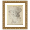 thumbnail image 1 of Hans Schwarz 15x18 Gold Ornate Wood Frame and Double Matted Museum Art Print Titled - Portrait of Anton Rem (1518), 1 of 4