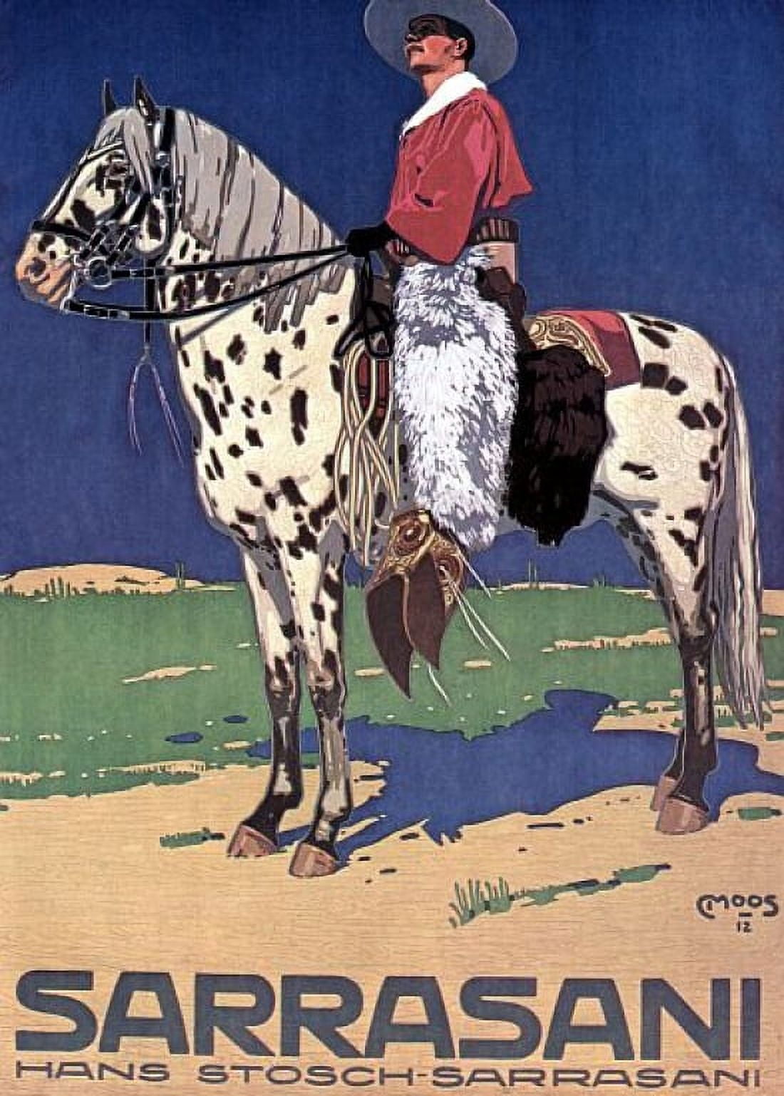 Hans Stosch Sarrasani Circus Canvas Art - (36 x 54)