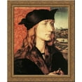 thumbnail image 1 of Hans Tucher 20x23 Gold Ornate Wood Framed Canvas Art by Durer, Albrecht, 1 of 2