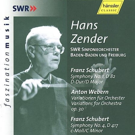 Hans Zender - Symphony 1 D Major / Variations for Orchestra Op30 - Music & Performance - CD
