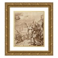 thumbnail image 1 of Hans von Aachen 20x23 Gold Ornate Framed and Double Matted Museum Art Print Titled - Augustus and the Tiburtine Sibyl (About 1580-1585), 1 of 4