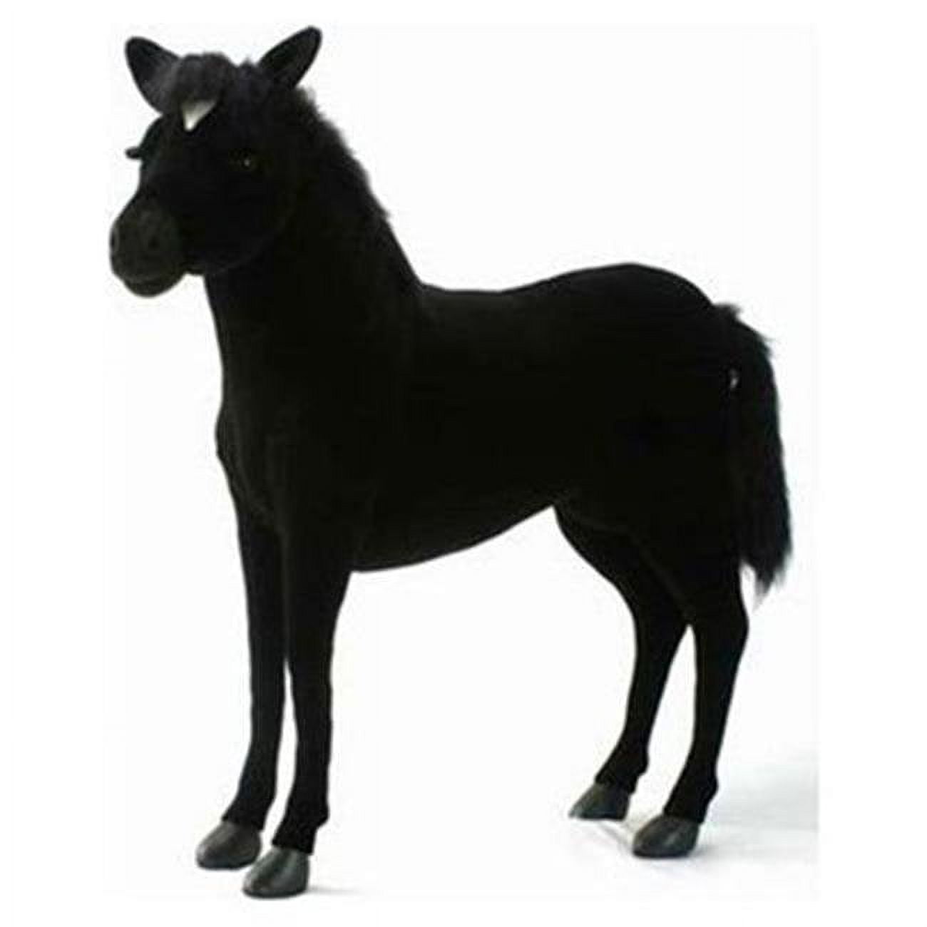 Hansa 4058 42 in. Horse Black Beauty Ride-On - Walmart.com