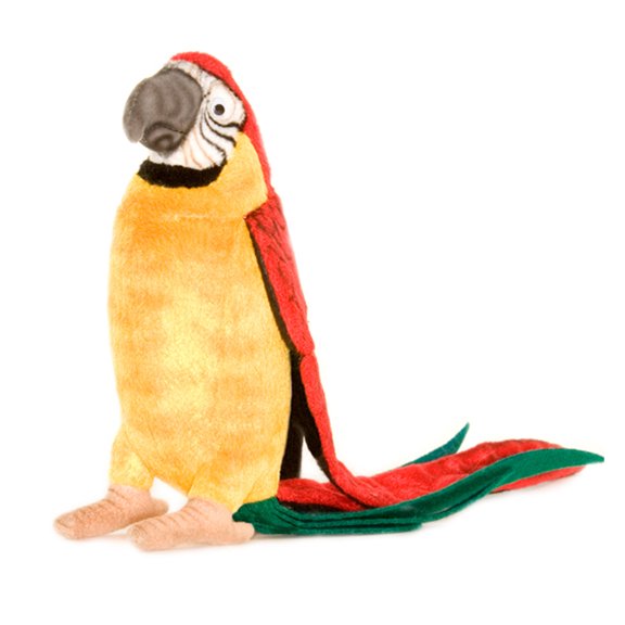 Hansa - 7 Inch Yellow and Red Parrot